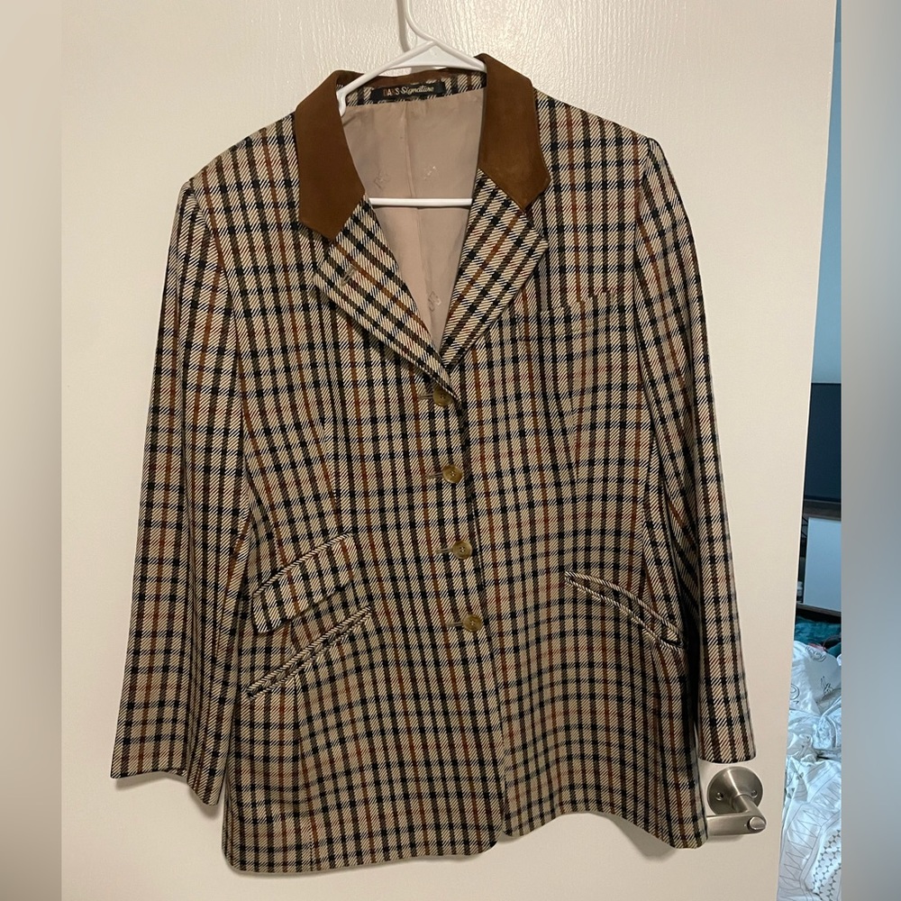 Vintage Daks Signature Wool Blazer